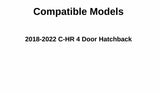 Heated Back Tailgate Window Back Glass Compatible with Toyota C-HR 2018-2022 Models