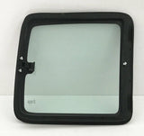 Movable Driver Left Side Rear Quarter Window Quarter Glass With Frame & Latch Compatible with Chevrolet Silverado 1999-2006 / Classic 2007 Extended Cab Pickup Models