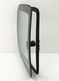 Movable Driver Left Side Rear Quarter Window Quarter Glass With Frame & Latch Compatible with Chevrolet Silverado 1999-2006 / Classic 2007 Extended Cab Pickup Models