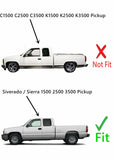 Privacy Movable Driver Left Side Rear Quarter Window Quarter Glass With Frame & Latch Compatible with GMC Sierra Chevrolet Silverado 1999-2006 / Classic 2007 Extended Cab Pickup Models