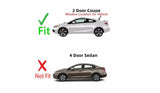 Heated Back Window Back Glass Compatible with Honda Civic 2 Door Coupe 2013-2015 Models