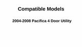 Laminated Passenger Right Side Front Door Window Door Glass Compatible with Chrysler Pacifica 2004-2008 Models