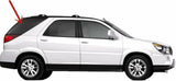 OEM W/On-Star Style Passenger Right Side Quarter Window Quarter Glass Compatible with Buick Rendezvous 2002-2007 Models