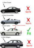 Driver Left Side Rear Door Window Door Glass Compatible with BMW 323i 325i 325xi 328i 330i 330xi 4 Door Sedan 1999-2005 Models