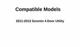 Heated Back Tailgate Window Back Glass Compatible with Kia Sorento 2011-2013 Models