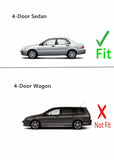 W/O Wiper Hole Style Heated Back Window Back Glass Compatible with Mitsubishi Lancer 4 Door Sedan 2002-2007 Models