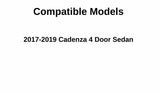 Heated Back Window Back Glass Compatible with Kia Cadenza 2017-2020 Models