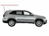 Heated Back Tailgate Window Back Glass Compatible with Kia Sorento 2014-2015 Models