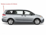 Heated Back Tailgate Window Back Glass Compatible with Toyota Sienna 2011-2020 Models