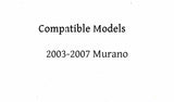 Heated Back Tailgate Window Back Glass Compatible with Nissan Murano 2003-2007 Models