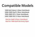 Driver Left Side Door Window Door Glass Compatible with Volkswagen GTI 1999-2005 / New Golf 1999 / Golf 2000-2005 / R32 2004-2005 2-Door Hatchback Models