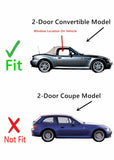 Passenger Right Side Door Window Door Glass Compatible with BMW Z3 2 Door Convertible 1996-2002 Models