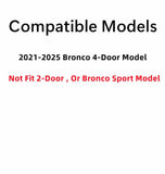 OEM Tempered Passenger Right Side Quarter Window Quarter Glass Compatible with Ford Bronco 2021-2026 4 Door Models