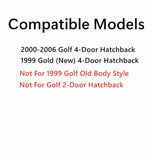 Driver Left Side Vent Window Vent Glass Compatible with Volkswagen Golf (New) 1999 / Golf 2000-2006 4 Door Hatchback Models