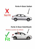 Passenger Right Side Rear Door Window Door Glass Compatible with Kia Forte 4 Door Hatchback 2011-2013 Models
