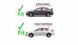 Driver Left Side Rear Vent Window Vent Glass Compatible with Mitsubishi Lancer 2008-2018 Models