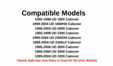 Driver Left Side Front Door Window Door Glass Compatible with Nissan UD1800 UD2000 UD2300 UD2600 UD3300 Cabover