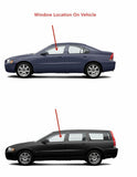 Driver Left Side Front Door Window Door Glass Compatible with Volvo S60 2001-2009 Models/Volvo XC70 V70 2001-2007 Models