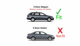 Passenger Right Side Rear Door Window Door Glass Compatible with Volkswagen Jetta 4 Door Wagon 2008-2014 Models