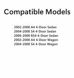 Passenger Right Front Door Window Door Glass Compatible with Audi A4 2002-2008 / S4 2004-2008 / RS4 2006-2008 4 Door Models