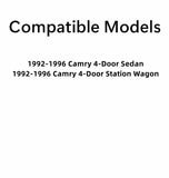 Passenger Right Side Front Door Window Door Glass Compatible with Toyota Camry 4 Door Sedan/Wagon 1992-1996 Models