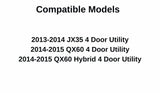 Heated Back Window Back Glass Compatible with Infiniti JX35 2013-2014 Models / QX60 2014-2015 Models