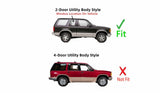 Driver Left Side Window Side Glass Compatible with Ford Explorer/Mazda Navajo 2 Door Utility 1991-1997 Models