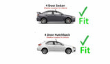 Passenger Right Side Front Door Window Door Glass Compatible with Mitsubishi Lancer 2008-2018 Models