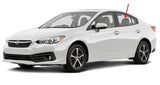 Driver Left Side Rear Door Window Door Glass Compatible with Subaru Impreza 4 Door Sedan 2017-2023 Models