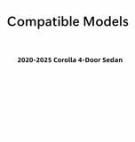 Driver Left Side Rear Door Window Door Glass Compatible with Toyota Corolla 4 Door Sedan 2020-2026 Models