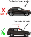 Passenger Right Side Front Door Window Door Glass Compatible with Mitsubishi Outlander 2007-2013 Models