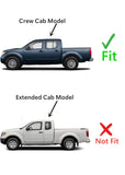 Clear Tempered Driver Left Side Rear Door Window Door Glass Compatible with Nissan Frontier / Suzuki Equator 4 Door Crew Cab Pickup 2005-2021 Models