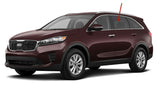 Driver Left Side Rear Door Window Door Glass Compatible with Kia Sorento 2016-2020 Models
