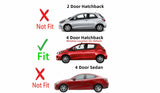 Driver Left Side Front Door Window Door Glass Compatible with Toyota Yaris 4 Door Hatchback 2012-2019 Models