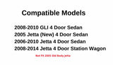 Passenger Right Side Front Door Window Door Glass Compatible with Volkswagen Jetta 2006-2010 / Jetta (New) 2005 / GLI 2008-2010 4 Door Sedan Models / Jetta 4 Door Wagon 2008-2014