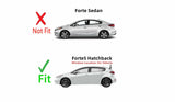 Heated Back Window Back Glass Compatible with Kia Forte5 4 Door Hatchback 2014-2018 Models