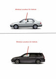 Driver Left Side Front Door Window Door Glass Compatible with Mitsubishi Lancer 2002-2007 Models