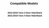 Passenger Right Side Front Vent Window Vent Glass Compatible with Toyota Yaris 2/4 Door Hatchback 2012-2019 Models