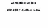 Back Window Back Glass Rear Heated Compatible with Acura TLX 4 Door Sedan 2015-2020 Models