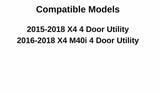 OEM Driver Leftt Side Front Door Window Door Glass Compatible with BMW X4 2015-2018 Models / X4 M40i 2016-2018 Models