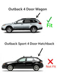 Factory Privacy Tinted Tempered Driver Left Side Rear Door Window Door Glass Compatible with Subaru Outback 4 Door Wagon 2010-2014 Models