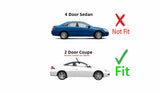 Passenger Right Side Door Glass Compatible with Honda Accord 2 Door Coupe 2003-2007 Models