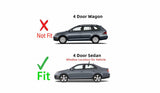 Driver Left Side Rear Door Window Door Glass Compatible with Volkswagen Jetta 4 Door Sedan 2011-2018 Models