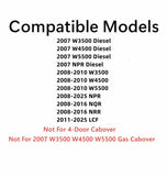 Rear Back Window Back Glass Compatible with Chevrolet / GMC LCF W3500 W4500 W5500 & Isuzu NPR NQR NRR 20007-2025 2-Door Cabover Models (Not For 4-Door , Or 2007 Gas Cabover)