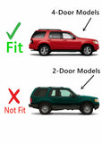 Tempered Passenger Right Side Quarter Window Glass Compatible with Ford Explorer / Mercury Mountaineer 2003-2010 4-Door Models