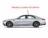 Driver Left Side Rear Door Window Door Glass Compatible with Mercedes Benz E300 E43AMG 2017-2019 / E350 2020-2023 / E53AMG 2019-2023 4-Door Sedan Models