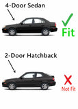 Driver Left Side Front Door Window Door Glass Compatible with Hyundai Accent/Dodge Verna 2000-2005 4 Door Models