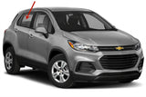 Factory Dark-Greenish Privacy Tinted Passenger Right Side Rear Door Window Door Glass Compatible with Chevrolet Trax 2013-2022 Models