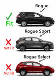 Passenger Right Side Rear Door Window Door Glass Compatible with Nissan Rogue 2014-2020 Models (Not For Rogue Sport or Rogue Select)