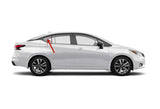 Passenger Right Side Rear Vent Window Vent Glass Compatible With Nissan Versa 2020-2025 Models
